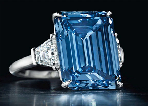 Cincin termahal di dunia The Oppenheimer Blue Diamond Ring