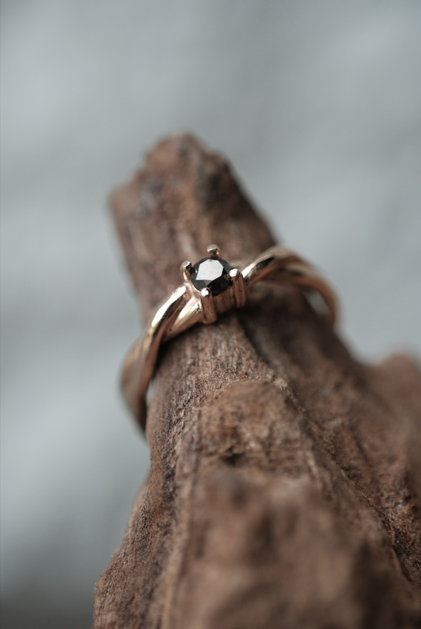 Rose Gold Black Diamond