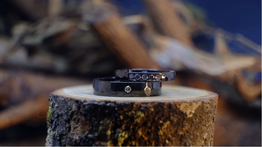 Salt and Pepper Diamond Rustic